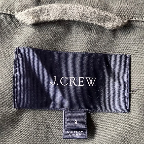 J.Crew Women's Utility Jacket Army Green Size small - Picture 9 of 10